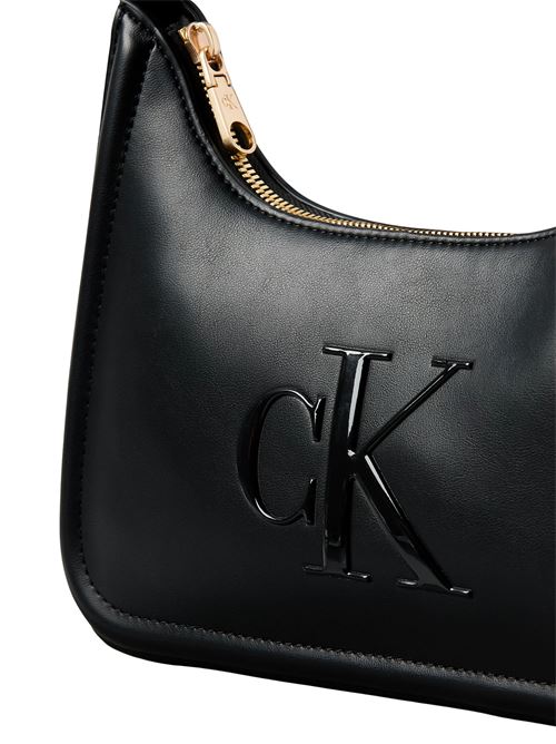 Borsetta nera in poliuretano Calvin Klein | LV04F3230GUB1